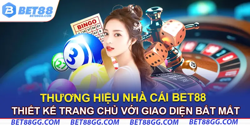 Thiết kế trang chủ với giao diện vô cùng bắt mắt